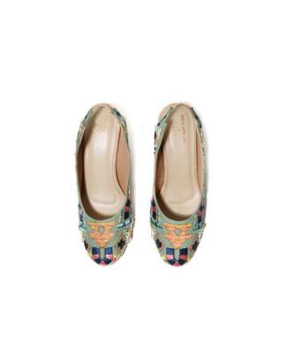Seraphina Blue Block Heels 1