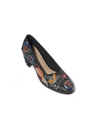 Oriel Black Court Heels 3