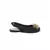 CLIO BLACK SANDAL FLATS