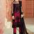 Magenta Net Pakistani Salwar Kameez