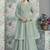 Turquoise Georgette Pakistani Salwar Kameez