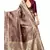 Maroon woven art silk saree with blouse