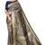blue woven art silk saree with blouse