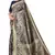 blue woven art silk saree with blouse