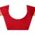 Red woven art silk saree with blouse