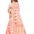 Orange woven cotton silk saree with blouse