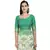 Green woven art silk saree with blouse