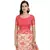 Red woven art silk saree with blouse