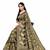 Black woven art silk saree with blouse
