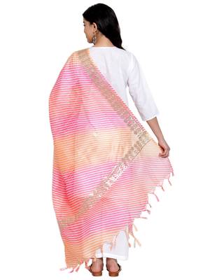 Multicolor Cotton Doriya Gota Patti Work Dupatta 2