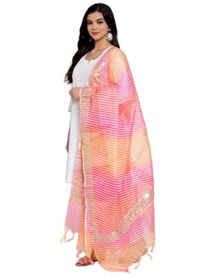 Multicolor Cotton Doriya Gota Patti Work Dupatta 3