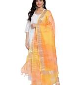 Multicolor Cotton Doriya Gota Patti Work Dupatta