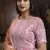 Pink thread embroidery georgette salwar