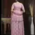 Pink thread embroidery georgette salwar