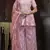 Pink thread embroidery georgette salwar