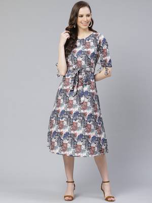 Multicolor printed rayon kurtas-and-kurtis 1