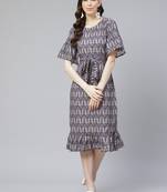 Multicolor printed rayon kurtas-and-kurtis