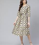 Multicolor printed rayon kurtas-and-kurtis