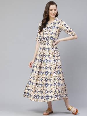 Multicolor printed rayon kurtas-and-kurtis 1