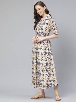 Multicolor printed rayon kurtas-and-kurtis 5