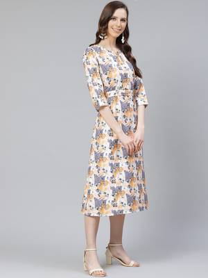 Multicolor printed rayon kurtas-and-kurtis 2