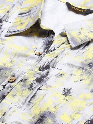 Light-grey printed rayon kurtas-and-kurtis 4