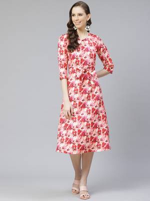 Multicolor printed rayon kurtas-and-kurtis 1