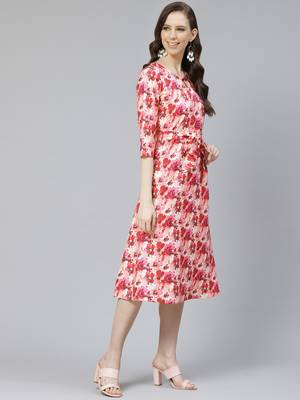 Multicolor printed rayon kurtas-and-kurtis 2