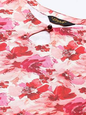 Multicolor printed rayon kurtas-and-kurtis 4