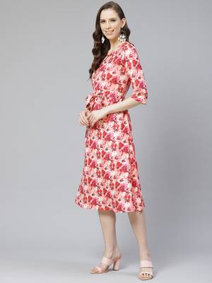 Multicolor printed rayon kurtas-and-kurtis 5