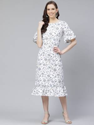 White printed rayon kurtas-and-kurtis 1
