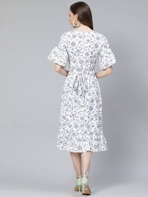 White printed rayon kurtas-and-kurtis 3