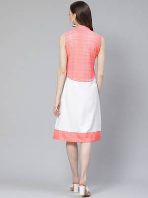 Cream printed rayon kurtas-and-kurtis 3