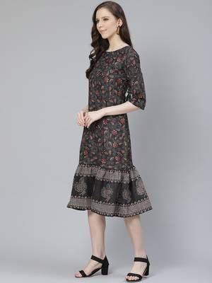 Multicolor printed rayon kurtas-and-kurtis 5