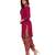 Women's Magenta & Beige Cotton Printed Readymade Patiyala Suit Set