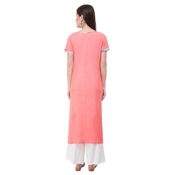 Multicolor embroidered cotton cotton-kurtis 2