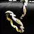 Gold Silver Diamond Bangle