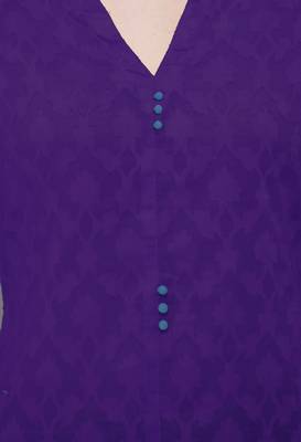 Purple embroidered cotton cotton-kurtis 5