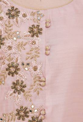 Pink embroidered rayon cotton-kurtis 2