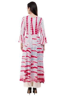 White embroidered rayon cotton-kurtis 2