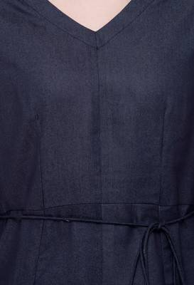 Blue embroidered cotton cotton-kurtis 5