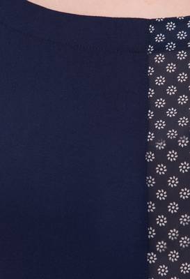 Black embroidered georgette cotton-kurtis 2