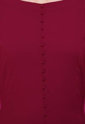 Maroon embroidered rayon cotton-kurtis 5