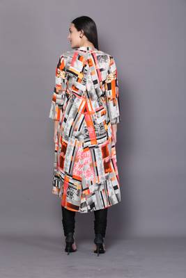 Multicolor embroidered rayon cotton-kurtis 2