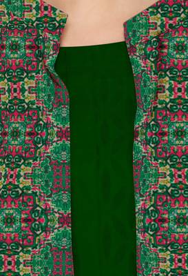 Green embroidered cotton cotton-kurtis 5