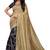 Navy blue woven cotton silk saree with blouse