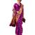 Rani pink woven south silk saree with blouse