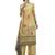Gold digital print pure silk salwar
