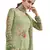 Green digital print pure silk salwar