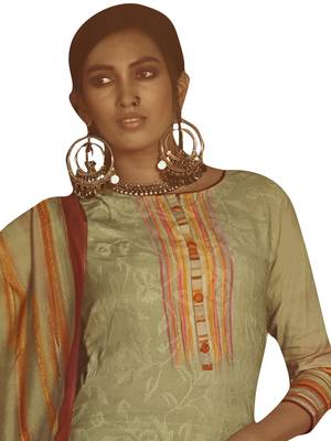 Green digital print pure pashmina salwar 3